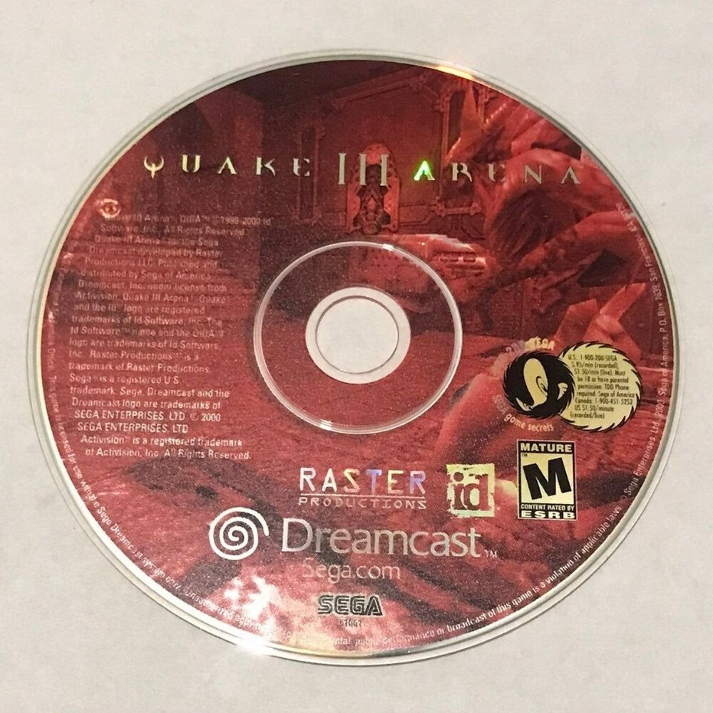 Sega Dreamcast Quake 3 Arena